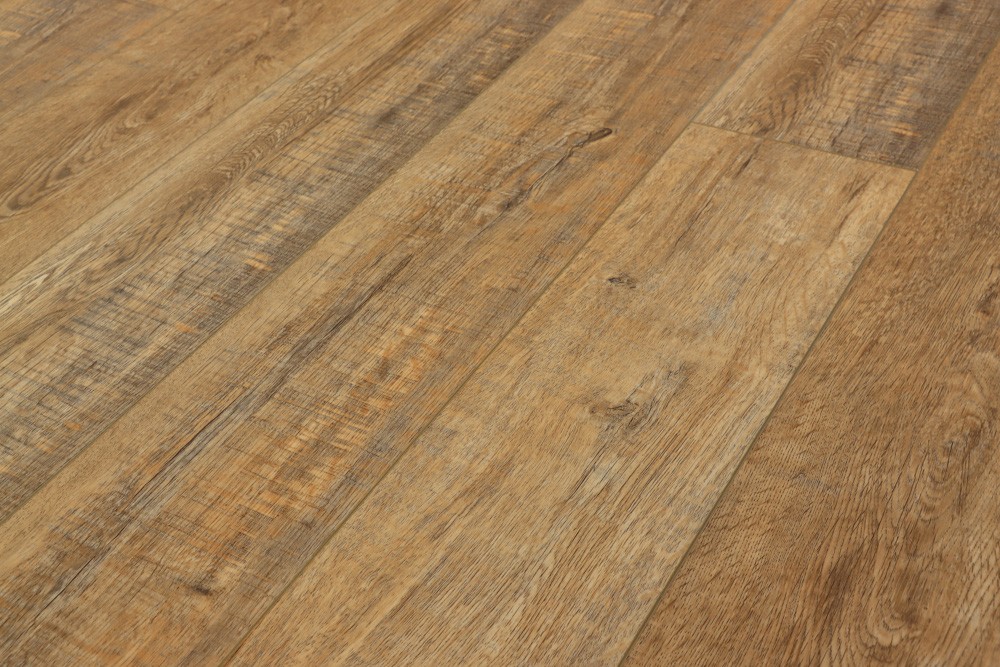 Кварцвиниловый SPC ламинат Cronafloor Wood Дуб Робуста ZH-81141-1 1200×180×4